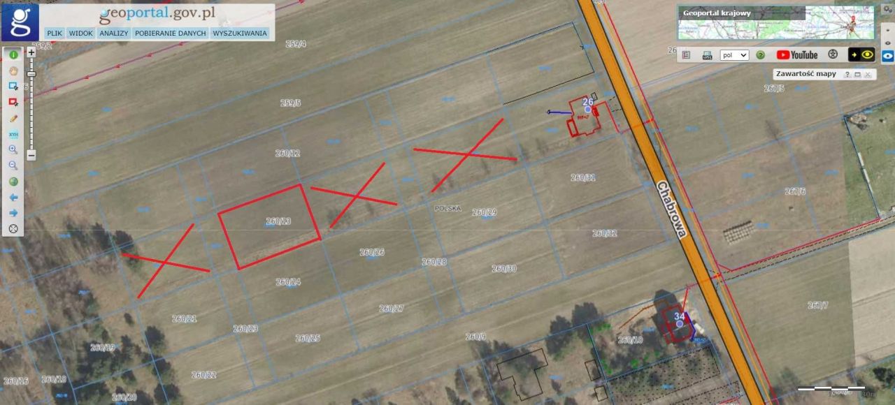 Działka budowlana Olmonty