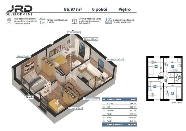 bliźniak, 6 pokoi Podzamcze. Zdjęcie 16
