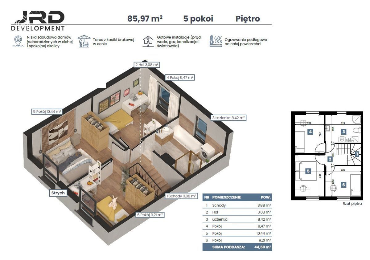 bliźniak, 6 pokoi Podzamcze. Zdjęcie 16