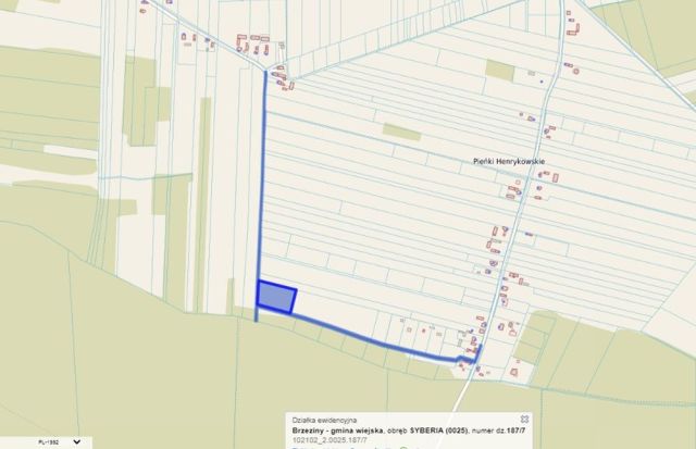 Działka budowlana Pieńki Henrykowskie. Zdjęcie 12