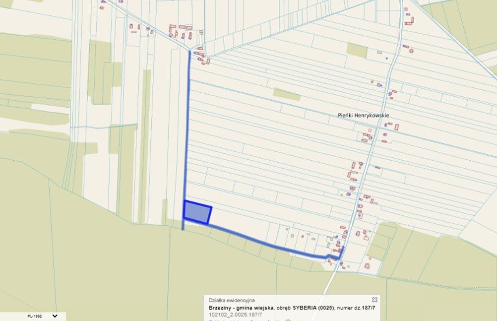 Działka budowlana Pieńki Henrykowskie. Zdjęcie 12