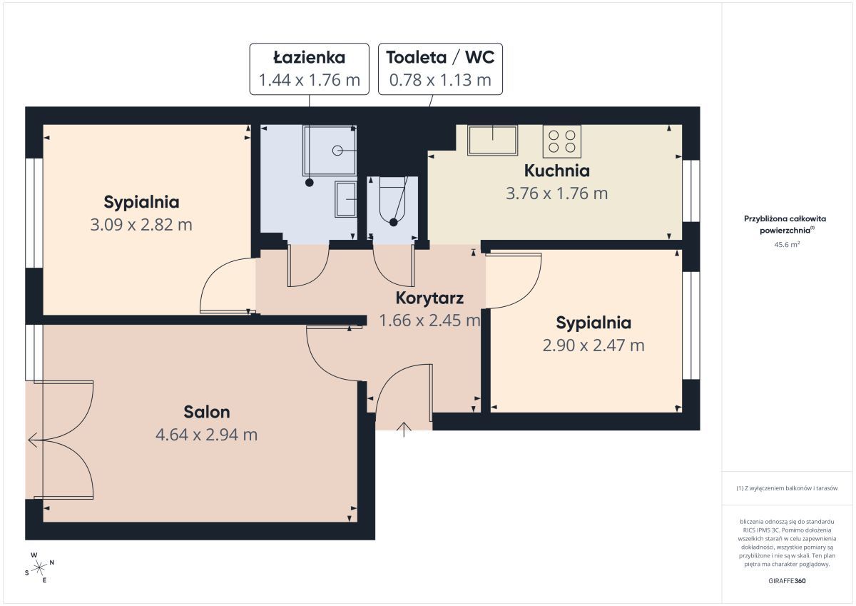 Mieszkanie 3-pokojowe Gdynia Obłuże, ul. Krawiecka. Zdjęcie 13