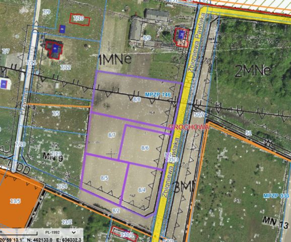 Działka budowlana Grochowa, ul. Zbigniewa Pawlaka. Zdjęcie 1