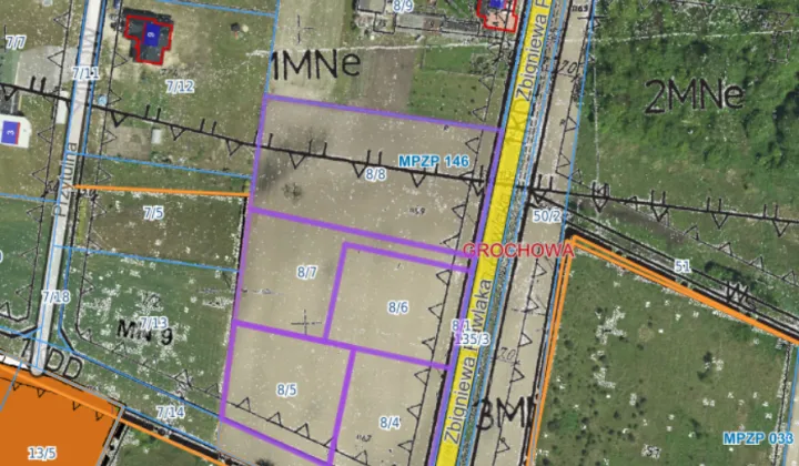 Działka budowlana Grochowa, ul. Zbigniewa Pawlaka