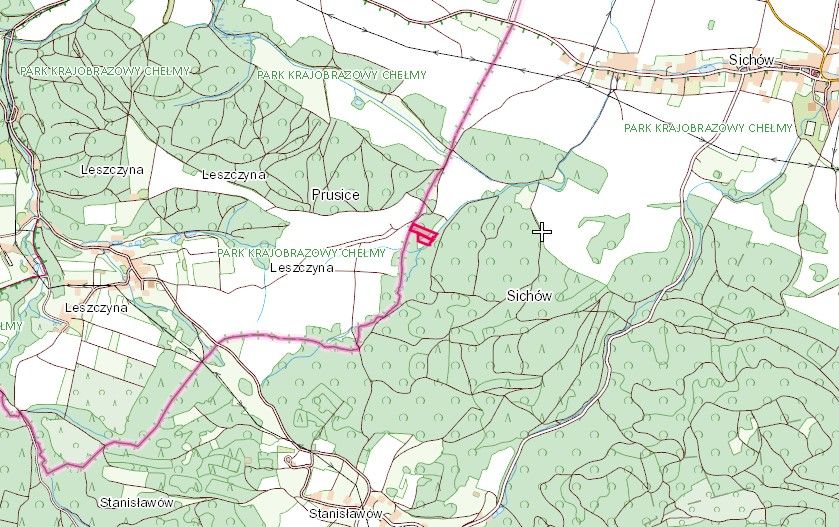 Działka leśna Sichów. Zdjęcie 3
