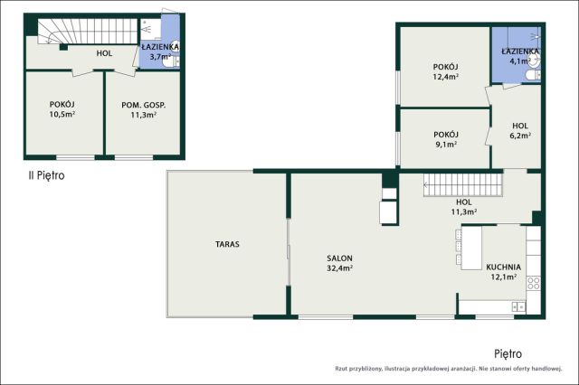 dom szeregowy, 7 pokoi Warszawa Praga-Południe, ul. Algierska. Zdjęcie 46