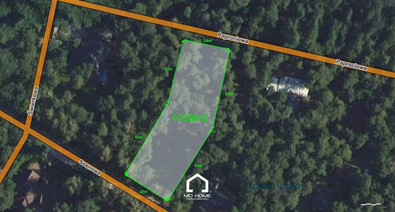 Działka budowlana Magdalenka, ul. Sosnowa. Zdjęcie 11