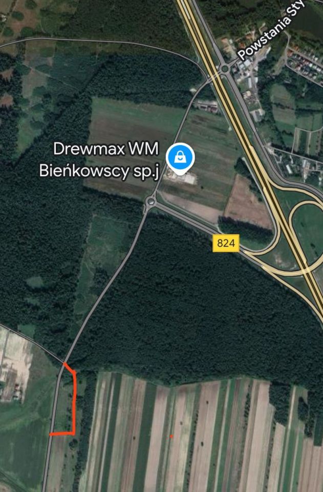 Działka inwestycyjna Żyrzyn. Zdjęcie 1