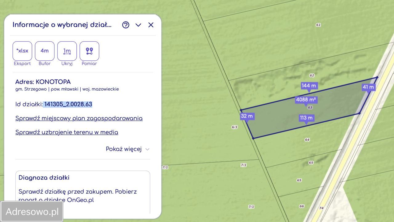 Działka leśna Konotopa. Zdjęcie 2