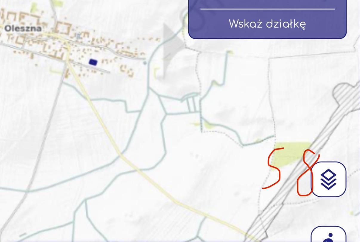 Działka budowlana Oleszna, ul. Błękitna. Zdjęcie 3