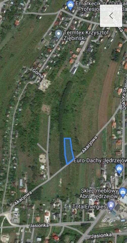 Działka budowlana Jędrzejów, ul. Akacjowa. Zdjęcie 2