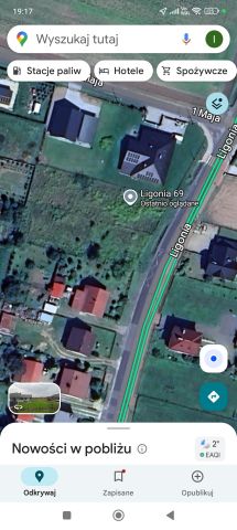 Działka budowlana Szymiszów, ul. Juliusza Ligonia. Zdjęcie 1