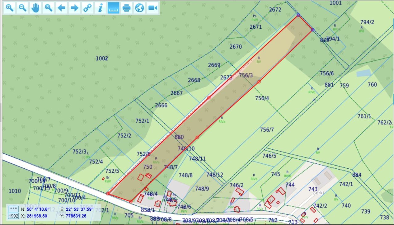 Działka rolno-budowlana Ryszkowa Wola. Zdjęcie 5