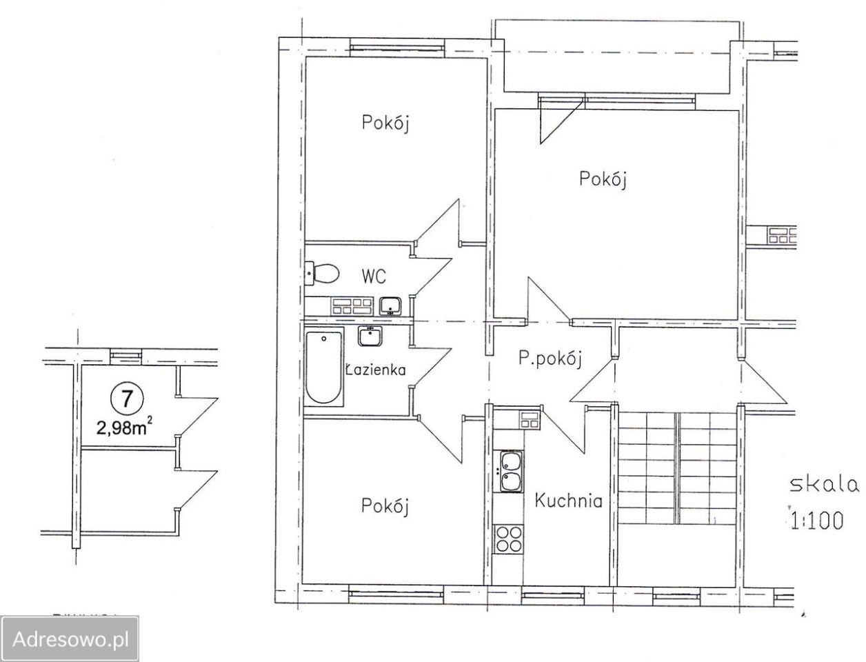 Mieszkanie 3-pokojowe Łódź Górna, ul. Kongresowa. Zdjęcie 8