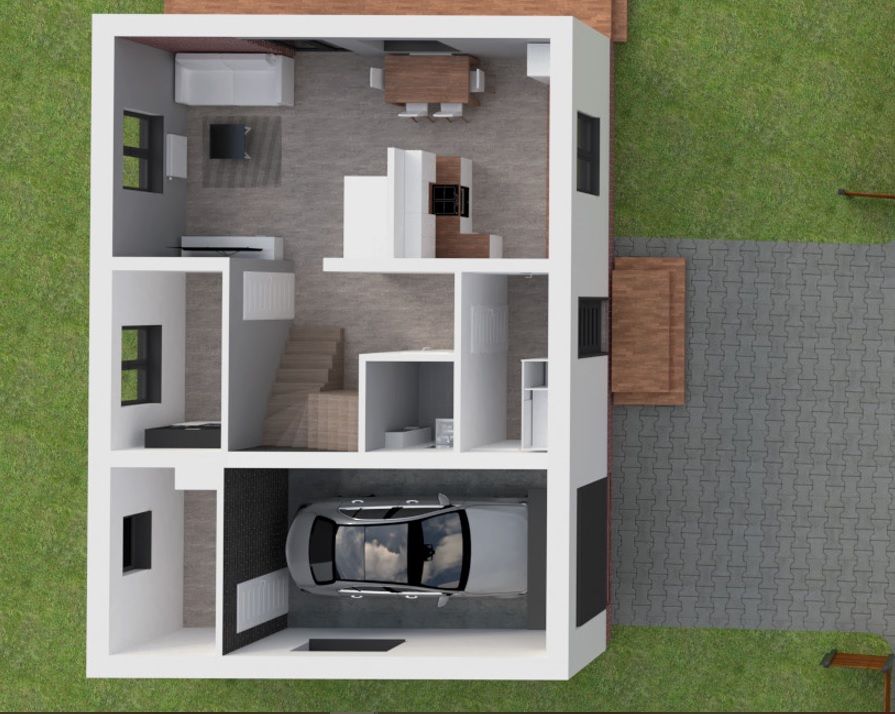 dom wolnostojący, 5 pokoi Krzeczów, ul. Spokojna. Zdjęcie 7