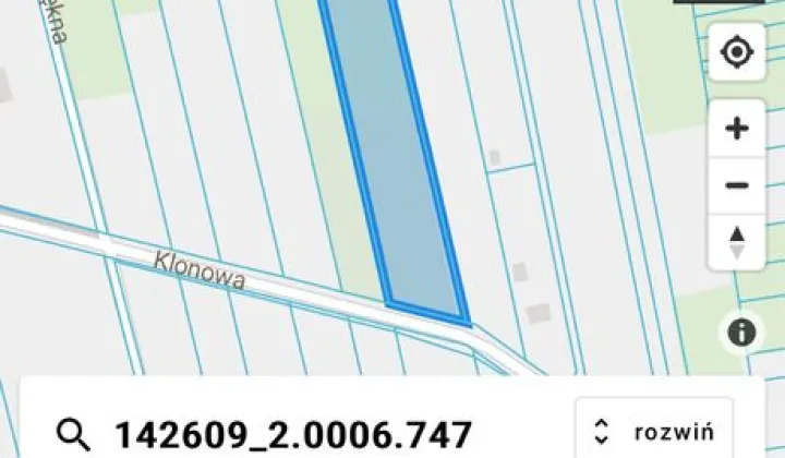 Działka budowlana Dąbrówka-Wyłazy