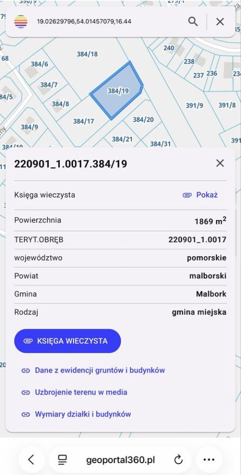 Działka budowlana Malbork, ul. Włościańska. Zdjęcie 2