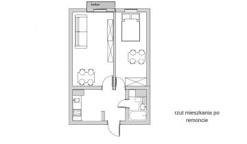 Mieszkanie 2-pokojowe Lublin Bronowice, ul. Wierzbowa