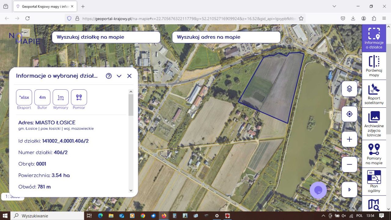 Działka inna Łosice Parcele, ul. Rzeczna. Zdjęcie 3