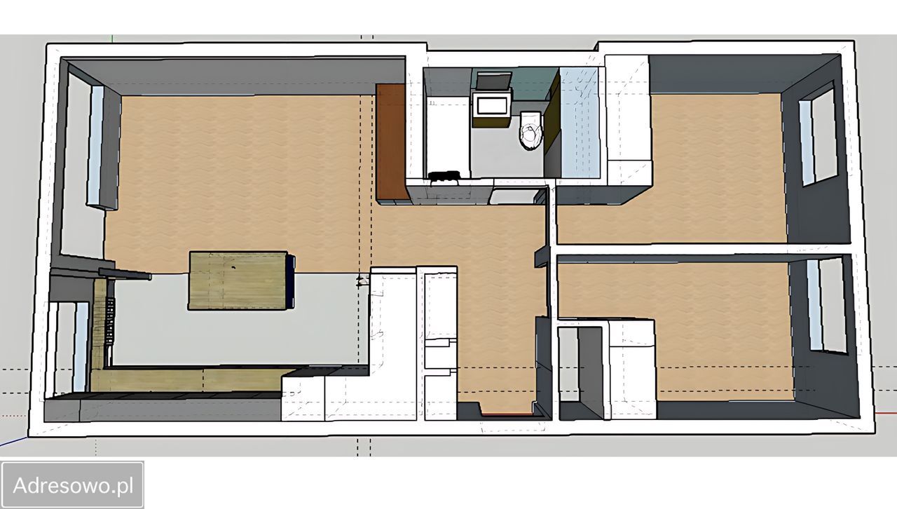 Mieszkanie 3-pokojowe Warszawa Grochów, ul. Augustyna Kordeckiego. Zdjęcie 13