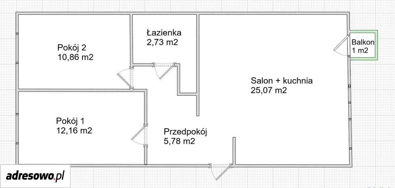 Mieszkanie 3-pokojowe Warszawa Włochy, ul. Komitetu Obrony Robotników. Zdjęcie 20