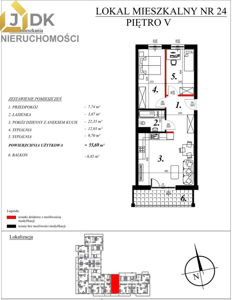 Mieszkanie 3-pokojowe Sochaczew Centrum, ul. Kochanowskiego. Zdjęcie 19