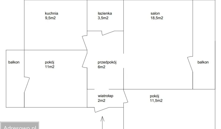 Mieszkanie 3-pokojowe Bielsko-Biała Leszczyny, ul. Piotra Bardowskiego