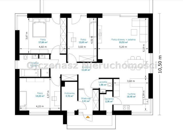 dom wolnostojący, 4 pokoje Szczutki. Zdjęcie 9