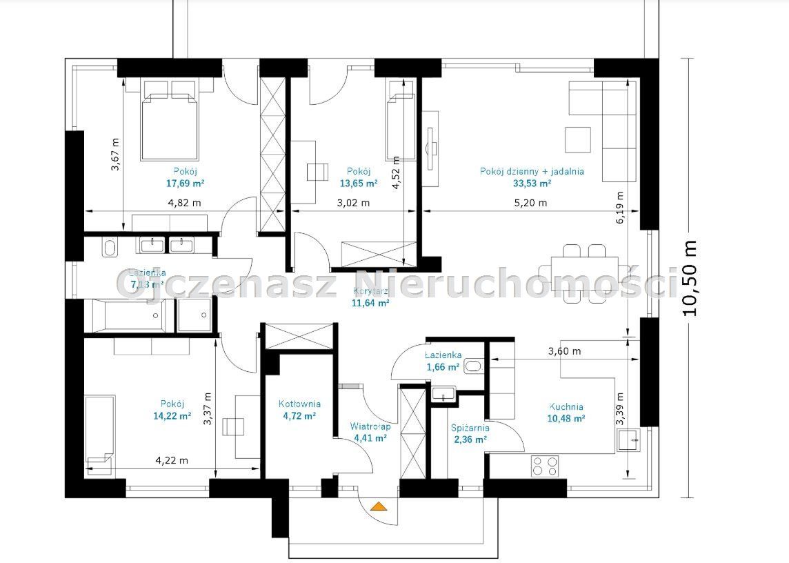 dom wolnostojący, 4 pokoje Szczutki. Zdjęcie 9