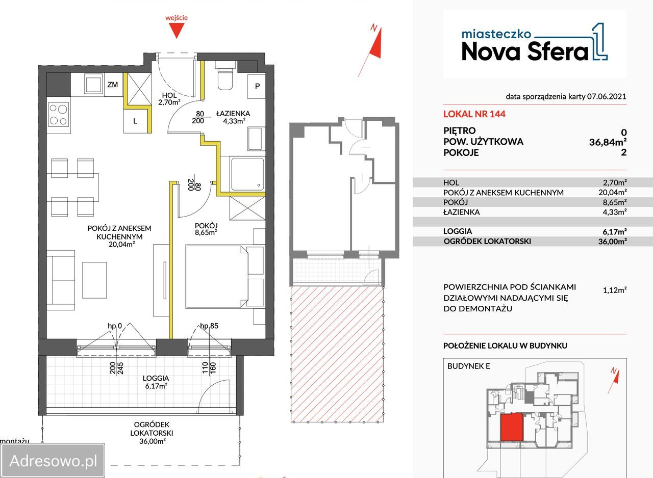 Mieszkanie 2-pokojowe Warszawa Białołęka, ul. Marywilska. Zdjęcie 19