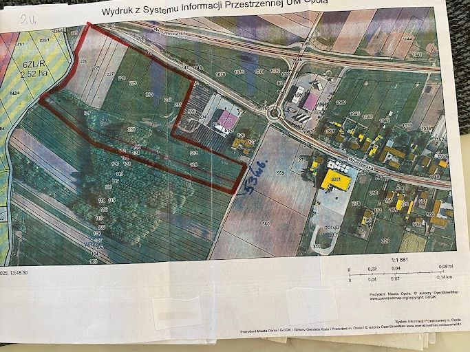 Działka inwestycyjna Opole Wrzoski. Zdjęcie 1