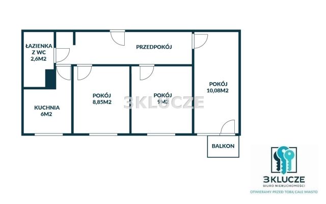Mieszkanie 3-pokojowe Lublin Wieniawa, ul. Ogródkowa. Zdjęcie 1