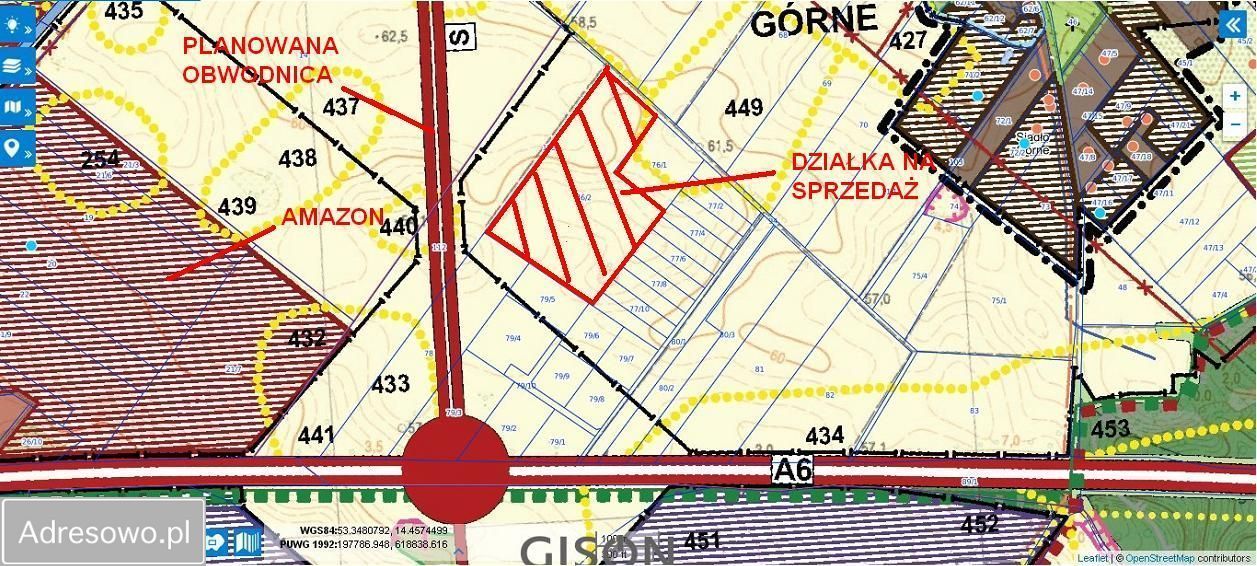 Działka rolna Siadło Górne. Zdjęcie 3