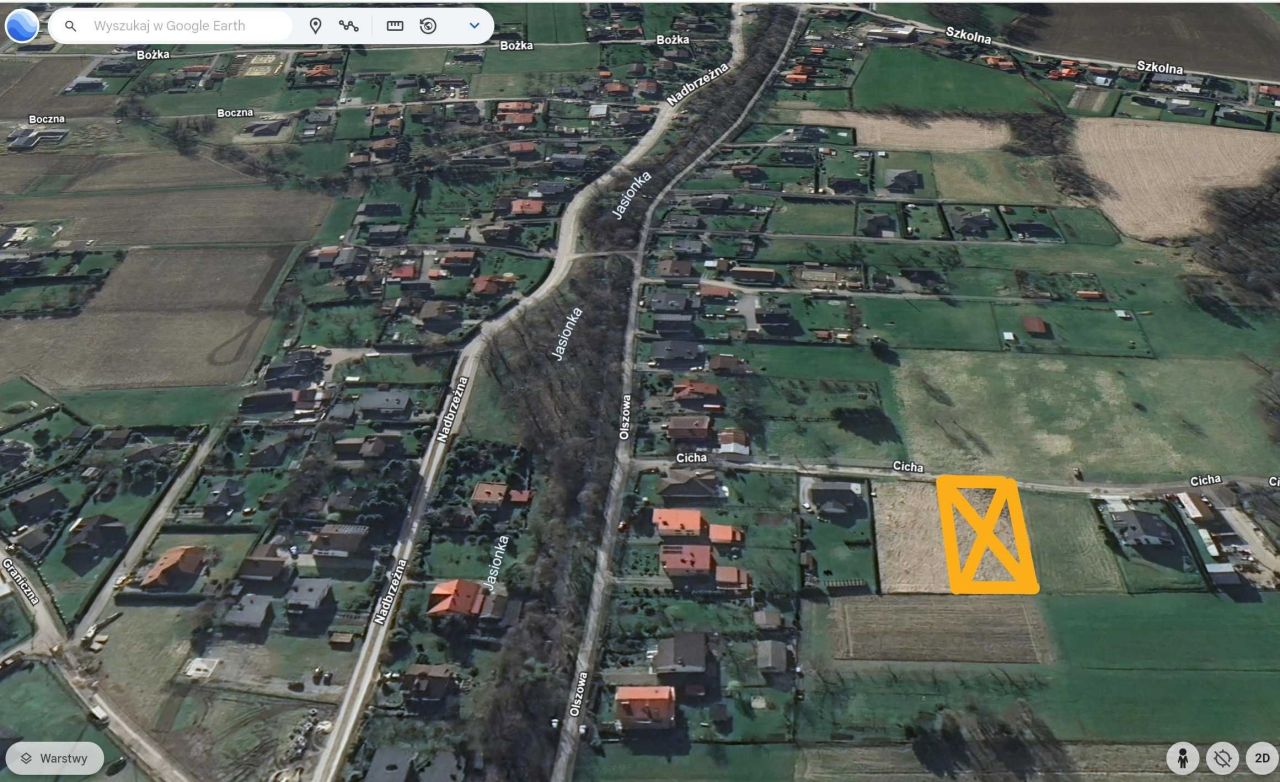 Działka budowlana Biery