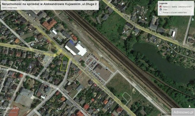 Działka inwestycyjna Aleksandrów Kujawski Centrum. Zdjęcie 1