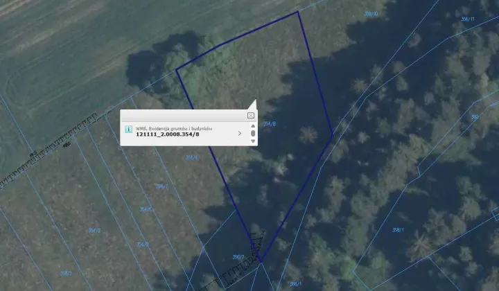 Działka rolna Skawa