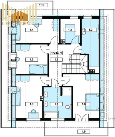 dom wolnostojący, 6 pokoi Cegłów. Zdjęcie 5