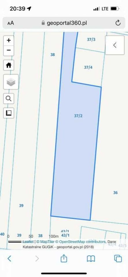 Działka rolna Dąbroszyn