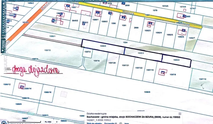 Działka rolna Sochaczew, ul. Rozlazłowska