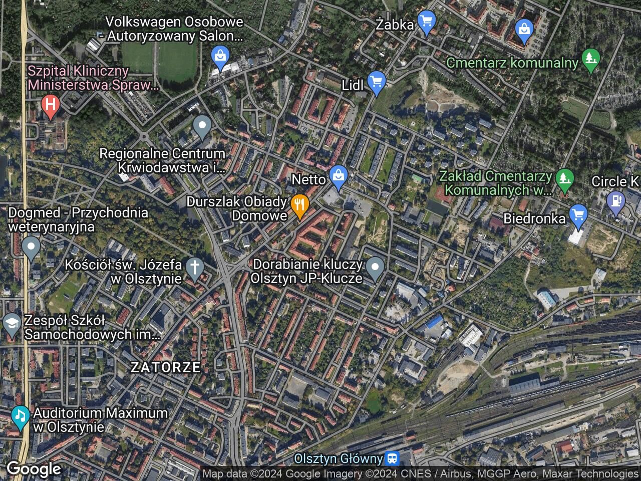 Garaż/miejsce parkingowe Olsztyn Zatorze, ul. Tarasa Szewczenki