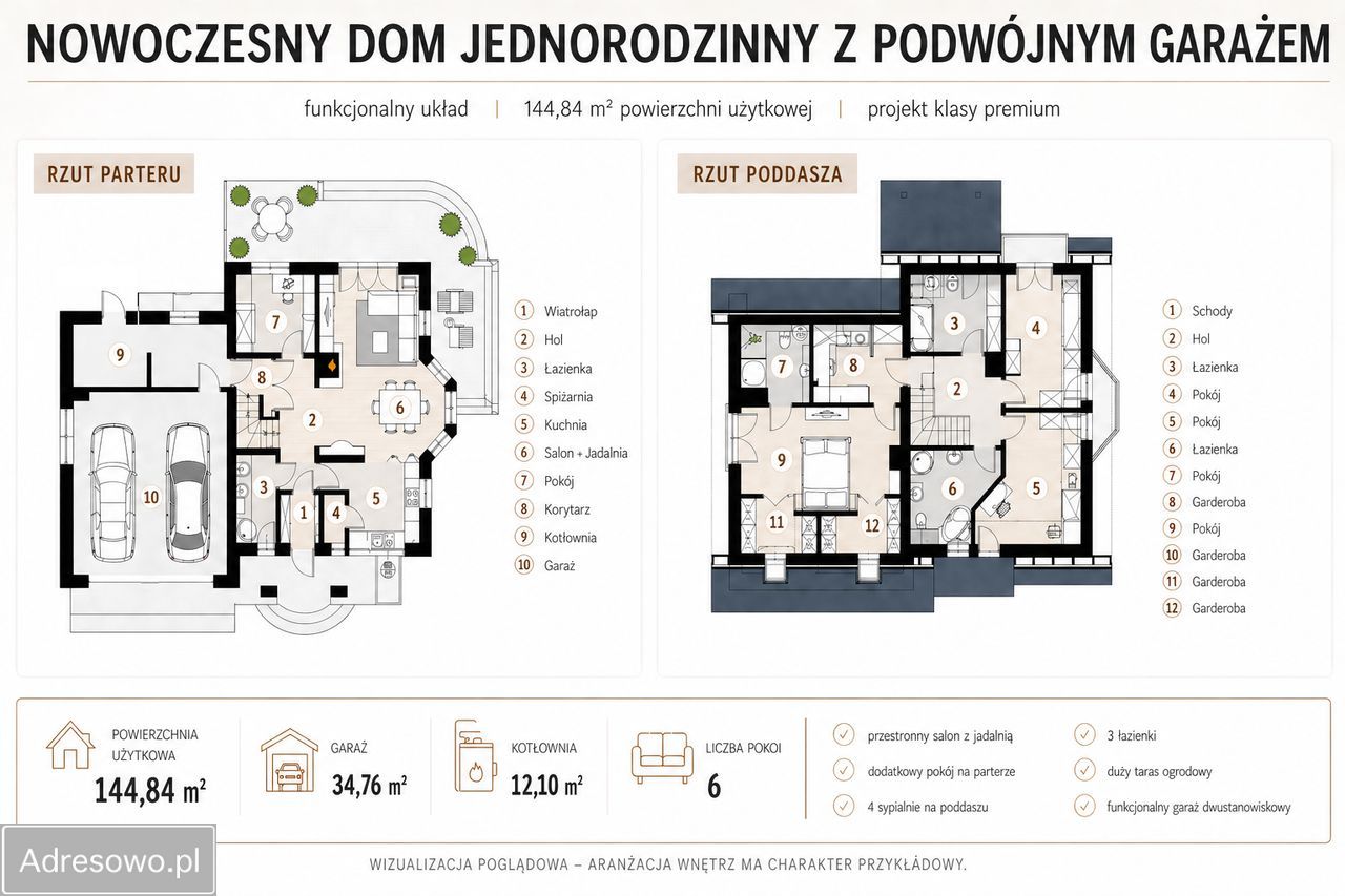 dom wolnostojący, 6 pokoi Naglady, ul. Żurawia. Zdjęcie 5