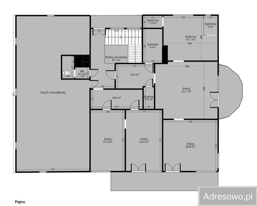 dom wolnostojący Kryg. Zdjęcie 2