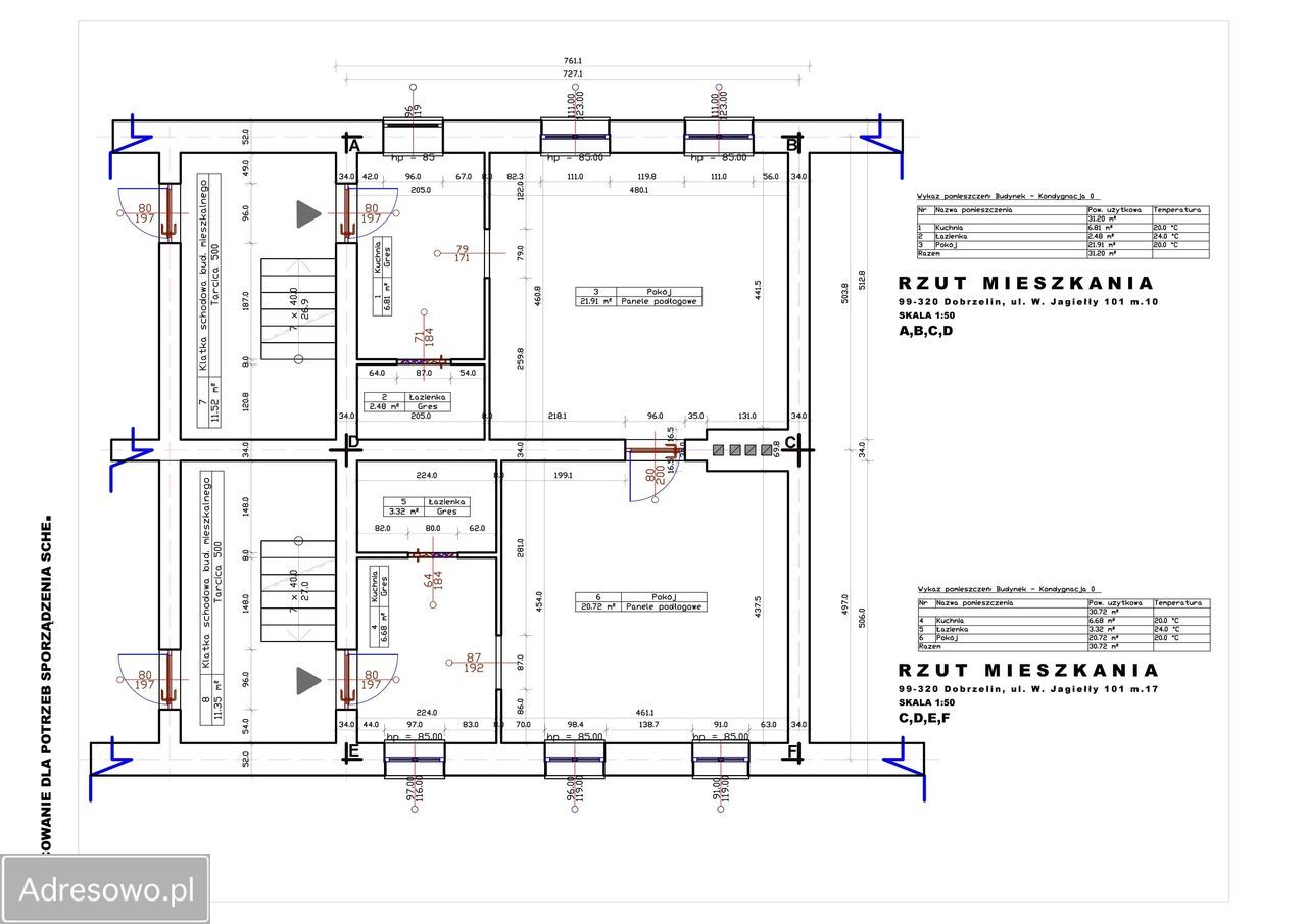 Mieszkanie 3-pokojowe Dobrzelin, ul. Władysława Jagiełły. Zdjęcie 11