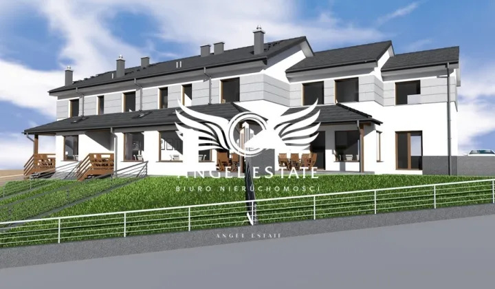 dom szeregowy, 4 pokoje Szczecin Osów, Arktyczna