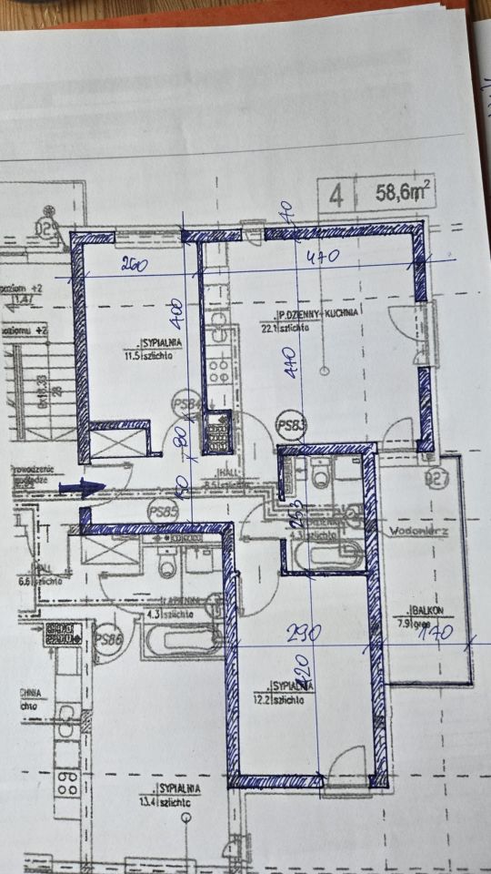 Mieszkanie 3-pokojowe Warszawa Białołęka, ul. Skarbka z Gór. Zdjęcie 9