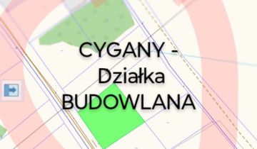 Działka budowlana Cygany