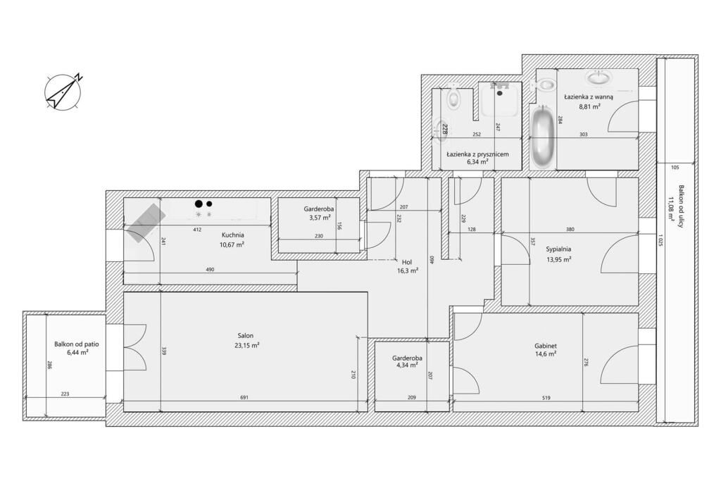 Mieszkanie 3-pokojowe Warszawa Wola, ul. Banderii. Zdjęcie 37