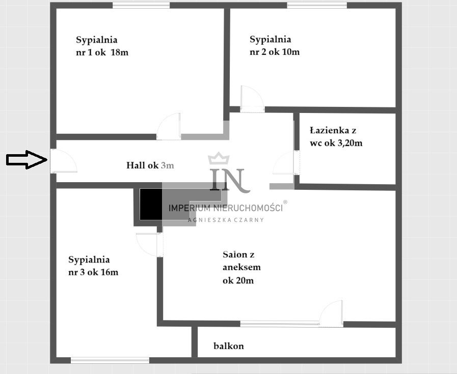 Mieszkanie 4-pokojowe Lublin Śródmieście, ul. Okopowa. Zdjęcie 13