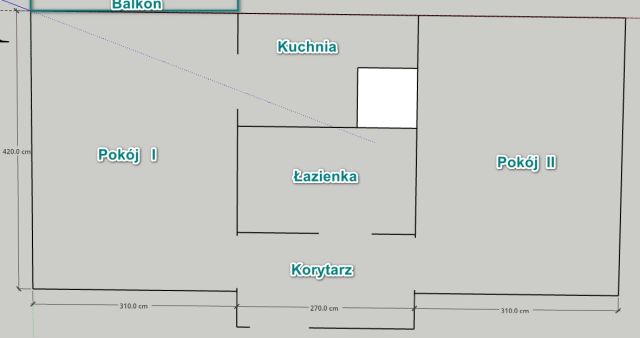 Mieszkanie 2-pokojowe Łódź Bałuty, ul. Plantowa. Zdjęcie 1