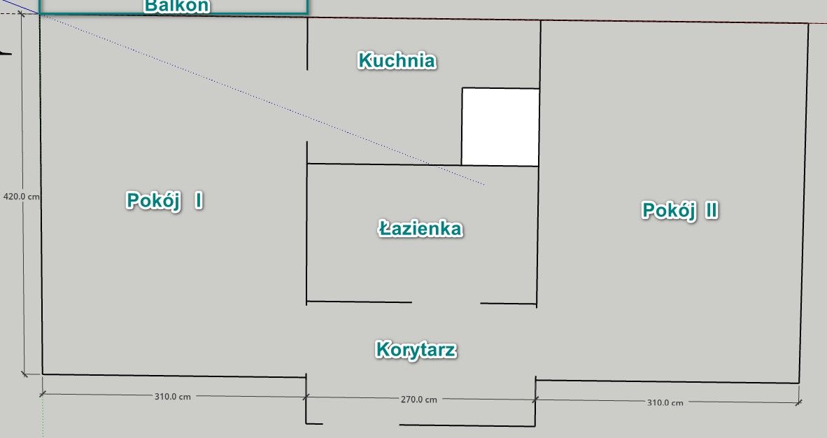 Mieszkanie 2-pokojowe Łódź Bałuty, ul. Plantowa. Zdjęcie 1